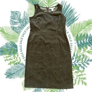 Vintage Jessica Howard Dark Olive Green Dress Size 12 EUC